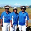 Womens Triples Silver Medalists. Christina.Gabriel (second), Cathy Ulberg (lead) and Feao Wright (skipper)