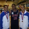 Akana brothers and Vince Estella poses for a photo