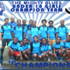 The U18 Women Champions, The Mighty Blues!