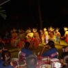 The warriors performing