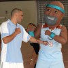 Chioc giving Hooper some pointers