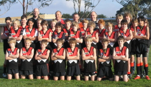 U/12 Rep Team 2008 at Traralgon
