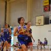 Zoe Raftopoulos on a drive to the basket