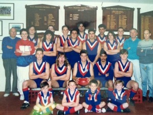 '91 Under 19s - at least 5 life members in photo
