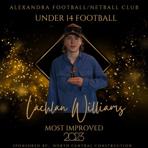 Under 14 Football Most Improved