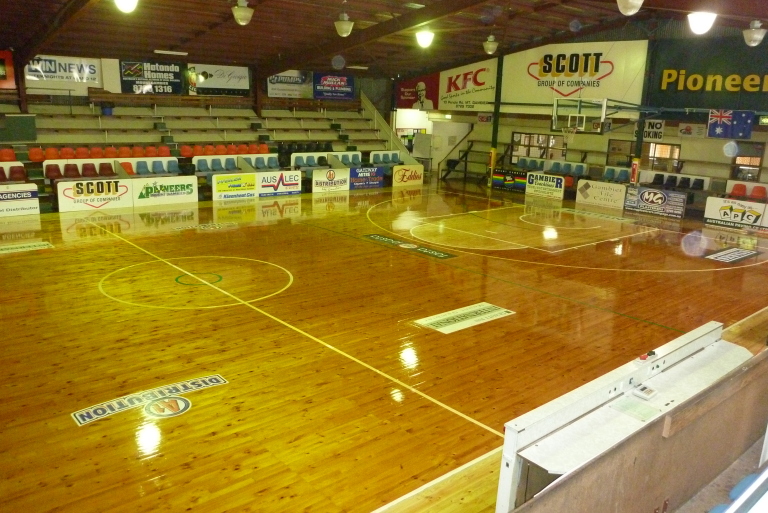 New Keyway on Court 1 at the IceHouse Basketball Mount Gambier Inc