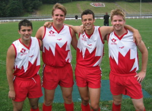 CANADIANS: Danny McIlravey, Chris Buczkowski, Bryan Wells, Mike Butcher, 2003