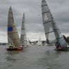 14 Feb Skiffs preparing for start