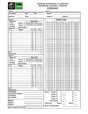 Score Table Course - Saturday 12 March 2016 - Werribee Basketball ...